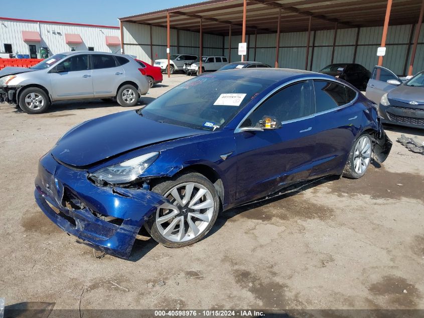 2018 Tesla Model 3 Long Range/Mid Range VIN: 5YJ3E1EA3JF049721 Lot: 40598976