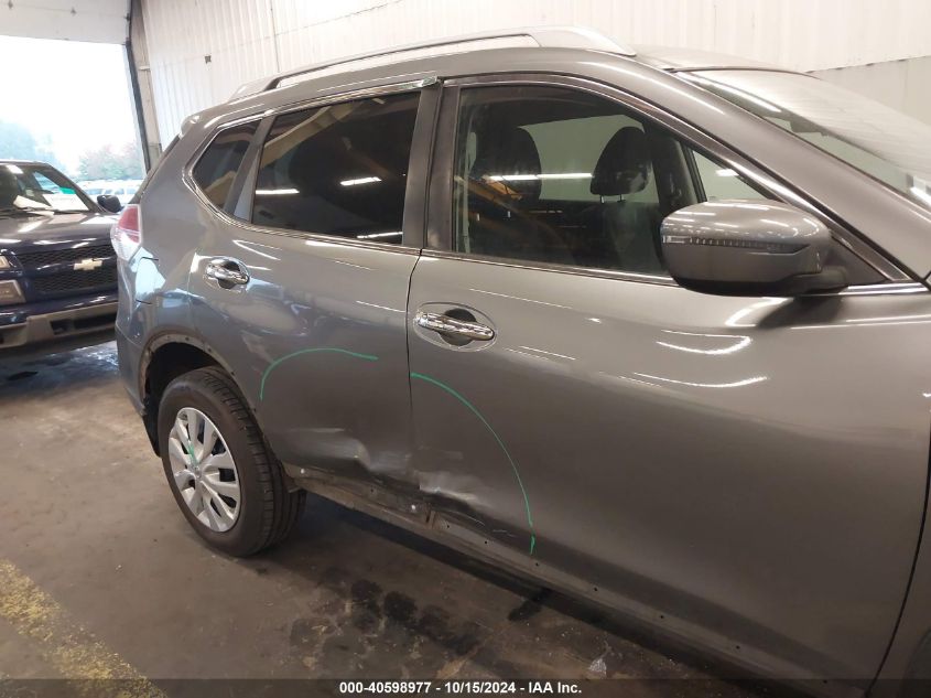 2016 Nissan Rogue S VIN: KNMAT2MV3GP625457 Lot: 40598977