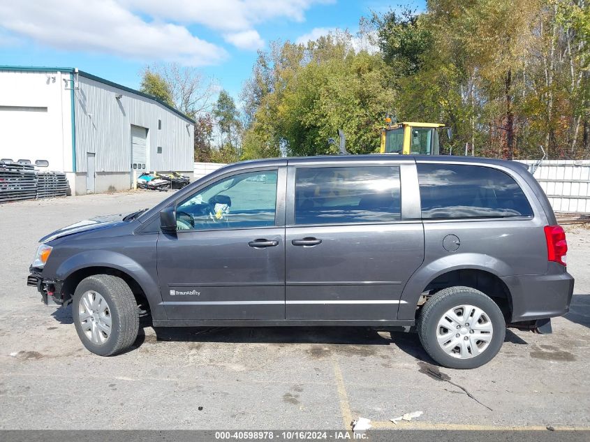 2017 Dodge Grand Caravan Se VIN: 2C4RDGBG4HR582488 Lot: 40598978