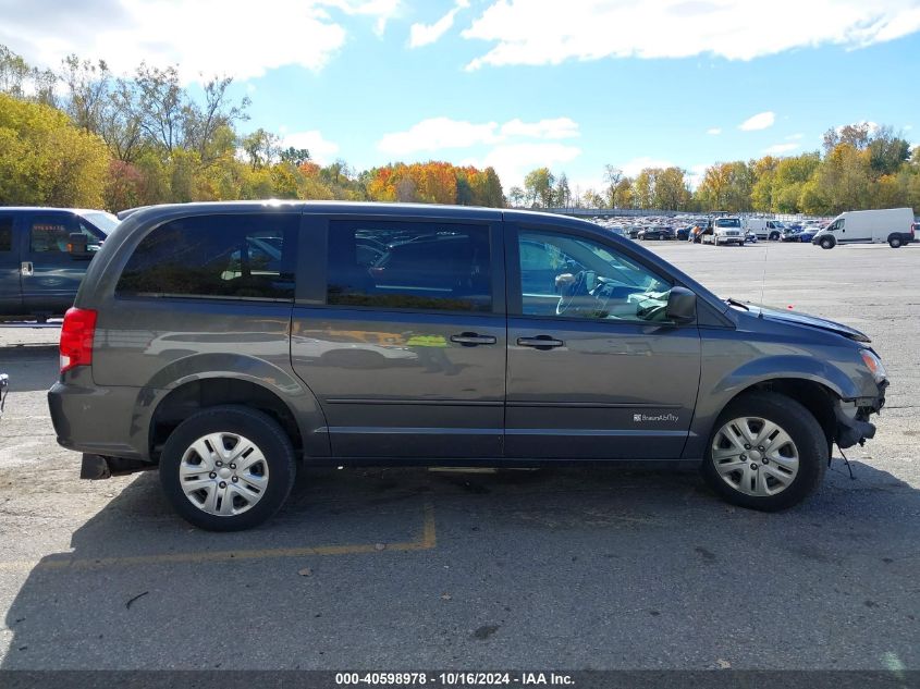 2017 Dodge Grand Caravan Se VIN: 2C4RDGBG4HR582488 Lot: 40598978