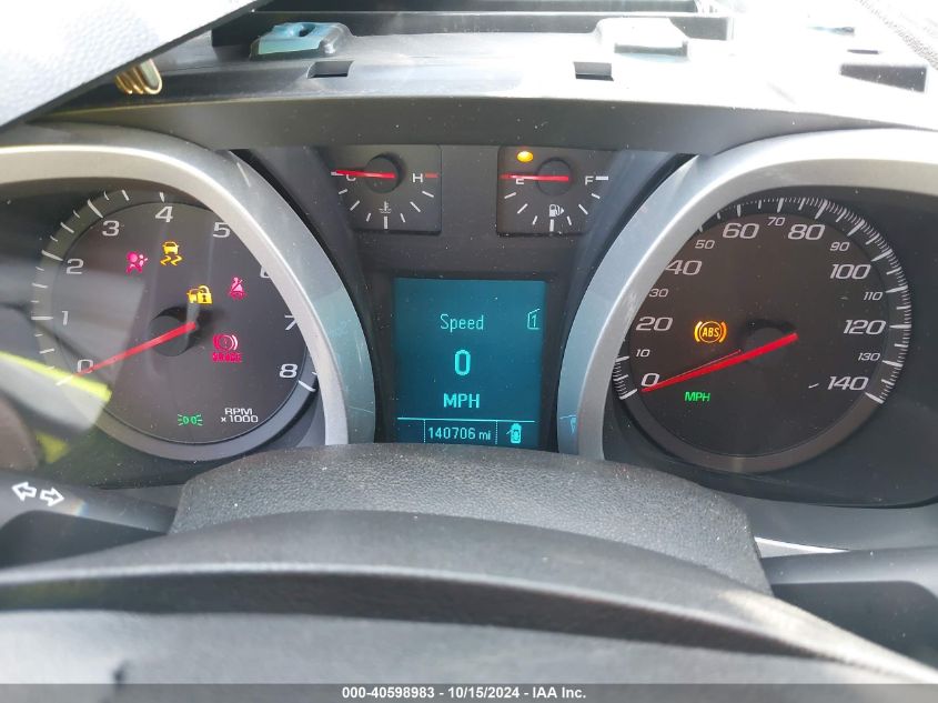 2012 Chevrolet Equinox 1Lt VIN: 2GNALDEKXC1155877 Lot: 40598983