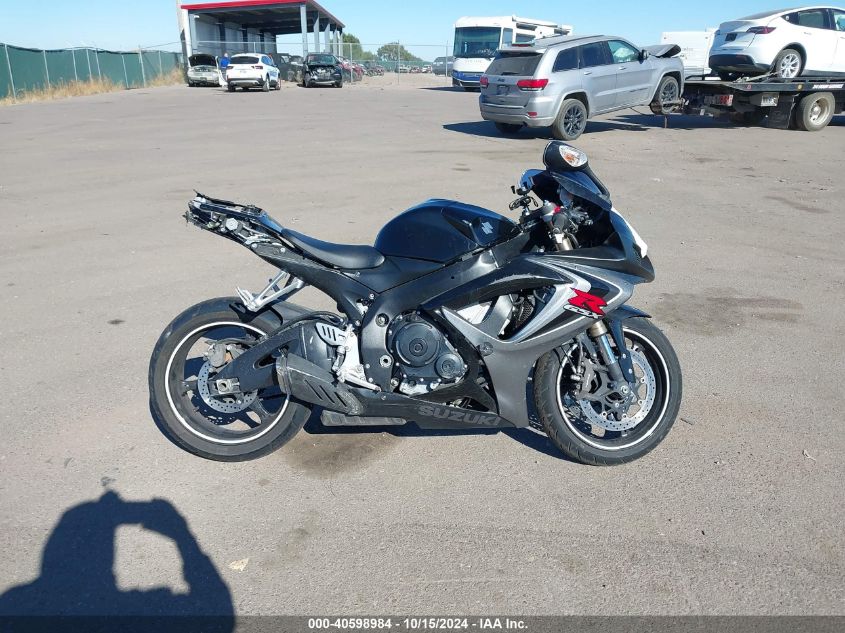 2006 Suzuki Gsx-R600 K6 VIN: JS1GN7DA962116946 Lot: 40598984