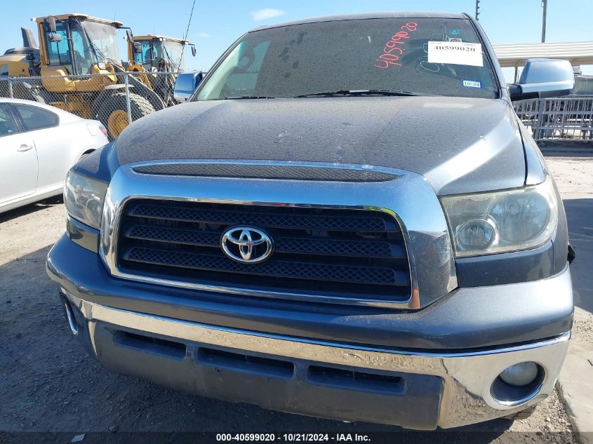 2008 Toyota Tundra Double Cab/Double Cab Sr5 VIN: 5TFRV54128X064309 Lot: 40599020