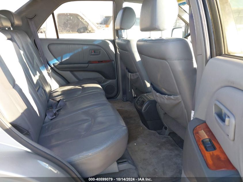 1999 Lexus Rx 300 300 VIN: JT6HF10U8X0094494 Lot: 40599079