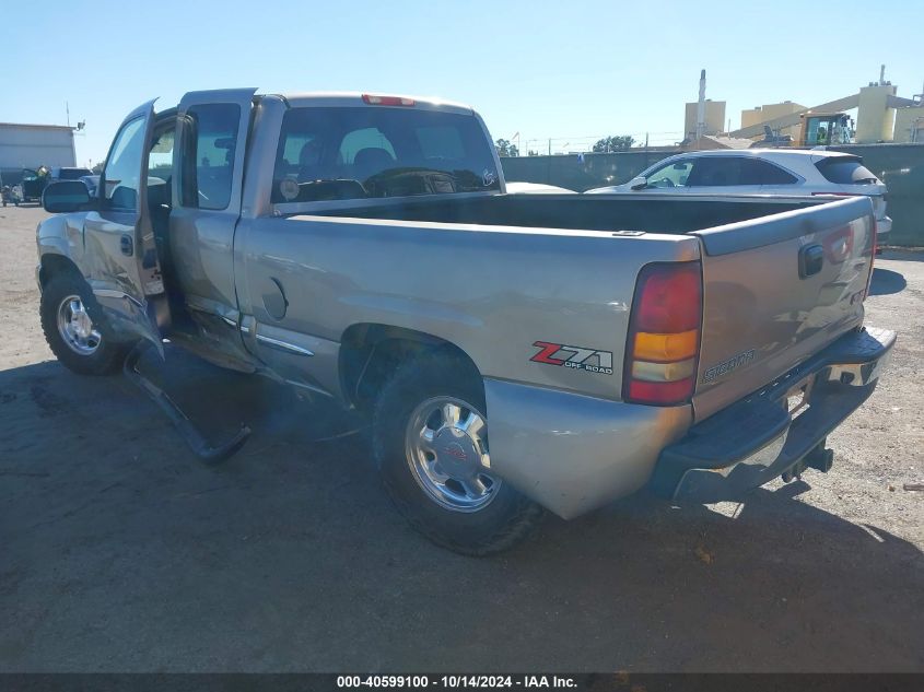 2002 GMC Sierra 1500 Sle VIN: 2GTEK19T521306587 Lot: 40599100