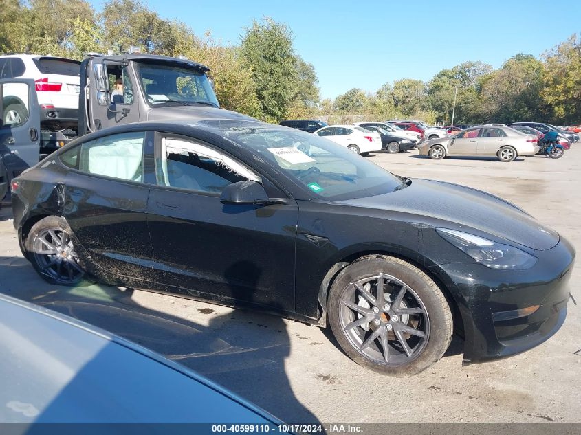 2023 Tesla Model 3 Rear-Wheel Drive VIN: 5YJ3E1EA8PF661387 Lot: 40599110