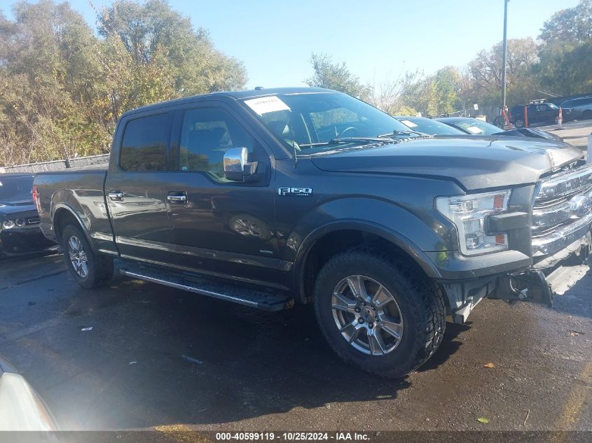 2016 Ford F-150 Lariat VIN: 1FTEW1CG1GKD32384 Lot: 40599119