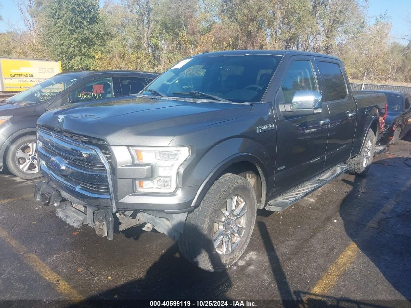 VIN 1FTEW1CG1GKD32384 2016 Ford F-150, Lariat no.2