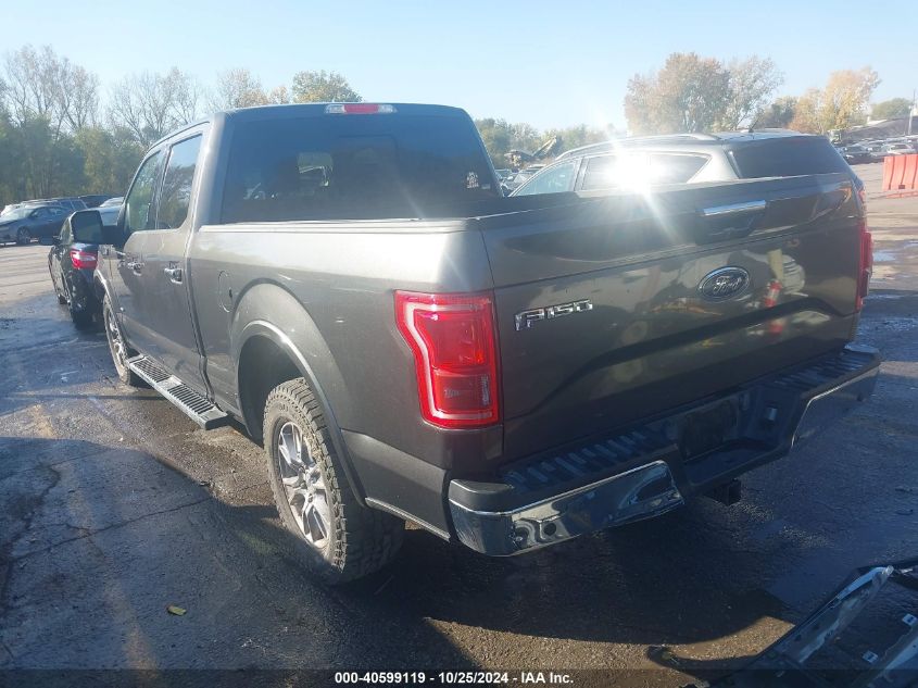 VIN 1FTEW1CG1GKD32384 2016 Ford F-150, Lariat no.3