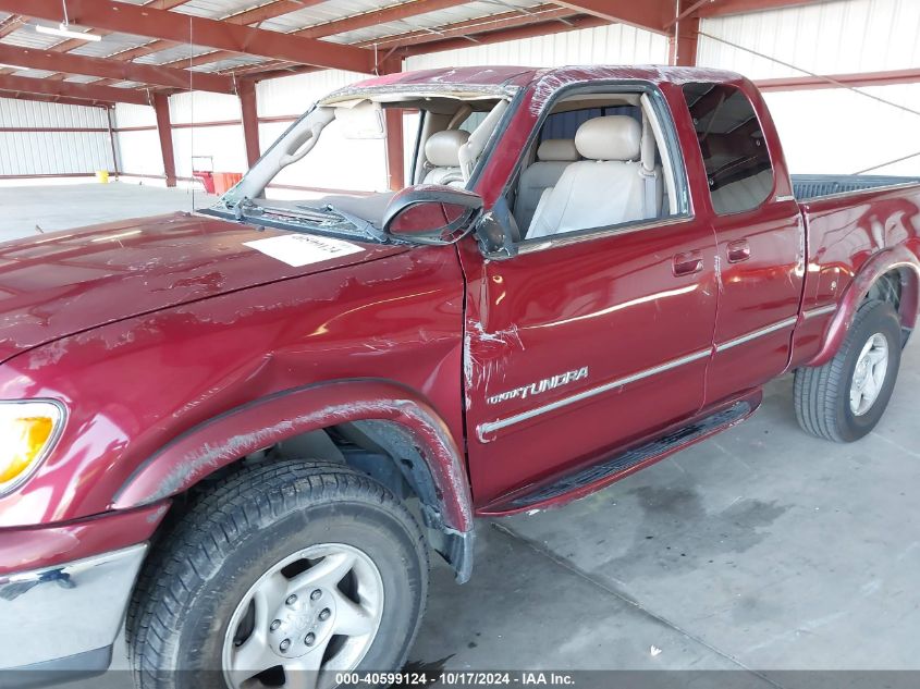 2001 Toyota Tundra Ltd V8 VIN: 5TBRT38111S144872 Lot: 40599124