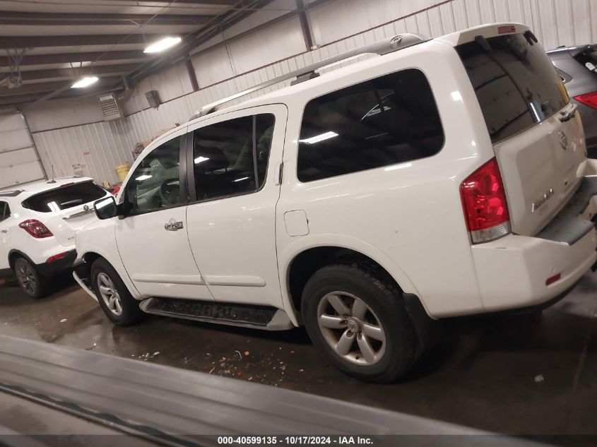 2010 Nissan Armada Se VIN: 5N1AA0NC0AN614583 Lot: 40599135