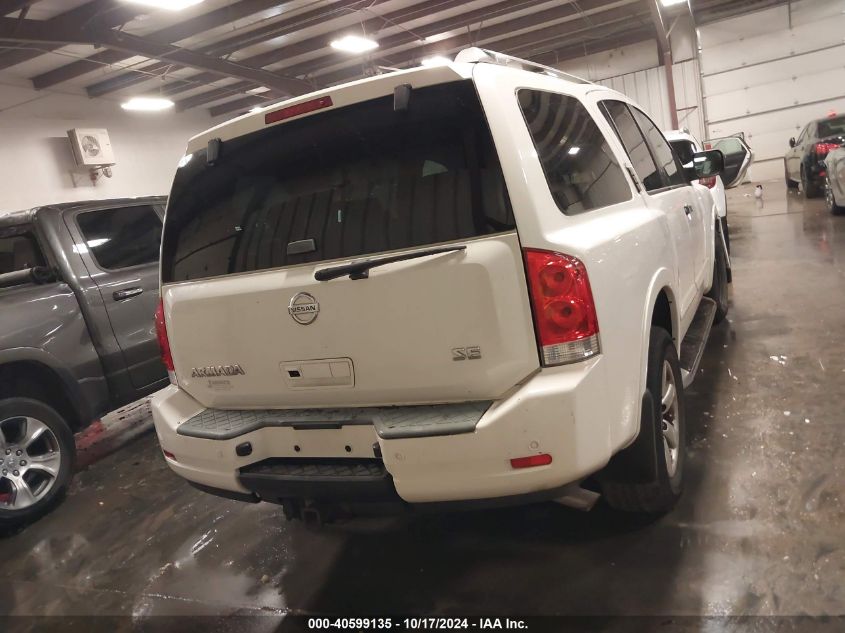 2010 Nissan Armada Se VIN: 5N1AA0NC0AN614583 Lot: 40599135