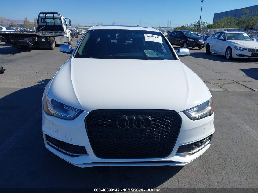 2014 Audi S4 3.0T Premium Plus VIN: WAUBGAFL1EA075784 Lot: 40599142