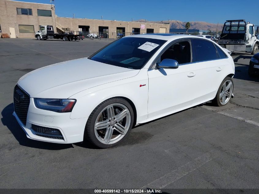 2014 Audi S4 3.0T Premium Plus VIN: WAUBGAFL1EA075784 Lot: 40599142