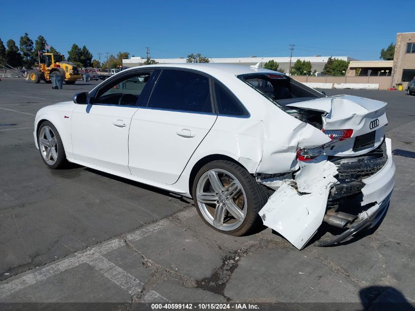 2014 Audi S4 3.0T Premium Plus VIN: WAUBGAFL1EA075784 Lot: 40599142