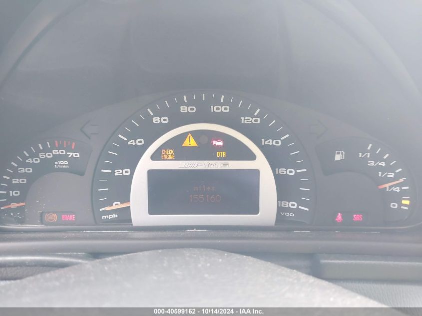 2003 Mercedes-Benz C 32 Amg VIN: WDBRF65J43F356882 Lot: 40599162