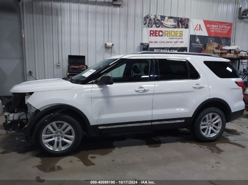 2018 Ford Explorer Xlt VIN: 1FM5K8DH9JGB17997 Lot: 40599195