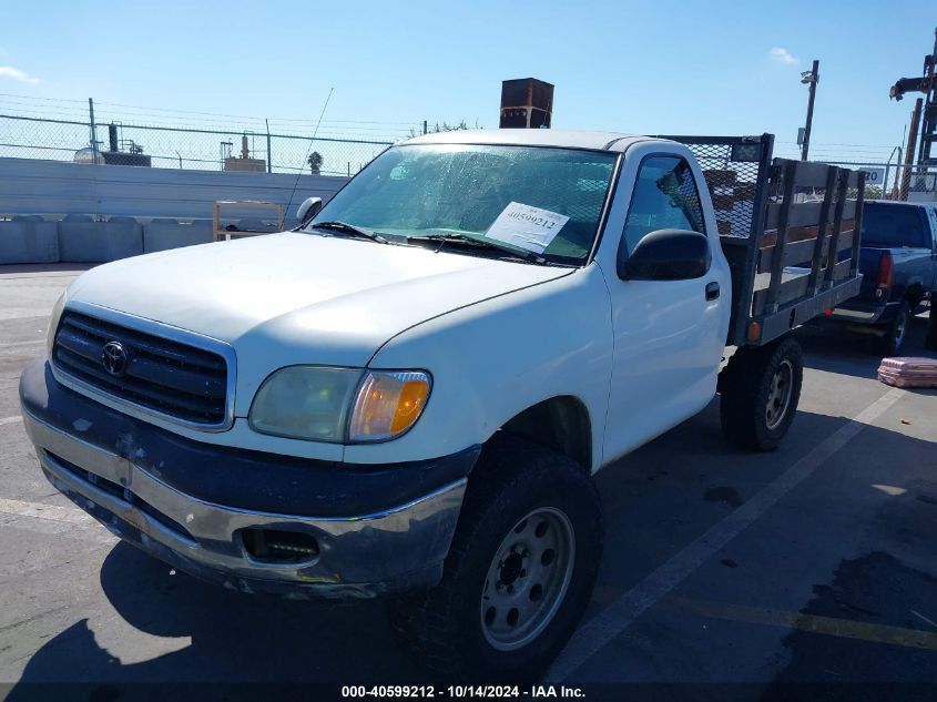 2000 Toyota Tundra VIN: 5TBJN3210YS063887 Lot: 40599212