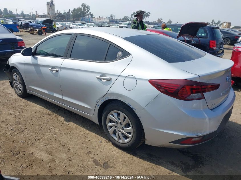 2019 Hyundai Elantra Se VIN: KMHD74LF1KU756237 Lot: 40599216