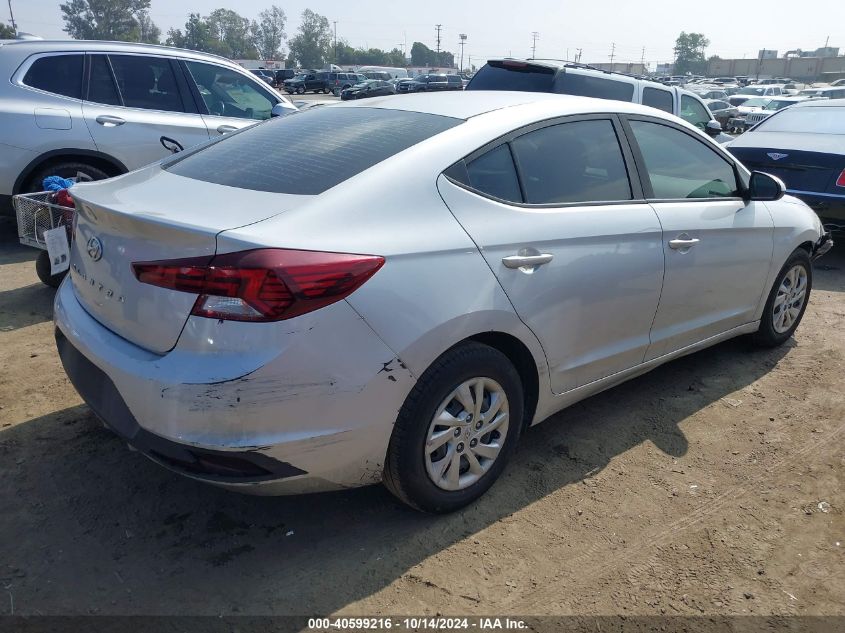 2019 Hyundai Elantra Se VIN: KMHD74LF1KU756237 Lot: 40599216