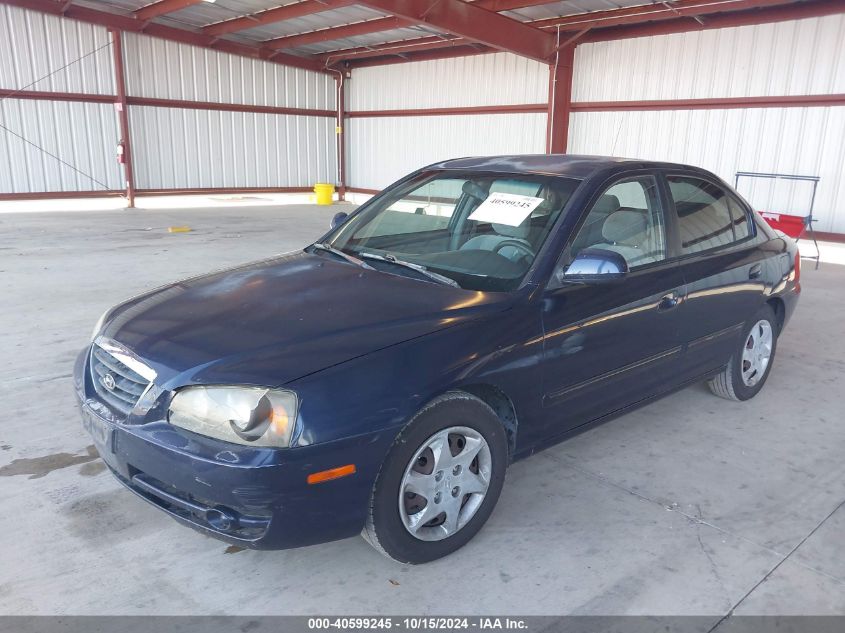 2005 Hyundai Elantra Gls/Gt VIN: KMHDN46D35U023322 Lot: 40599245