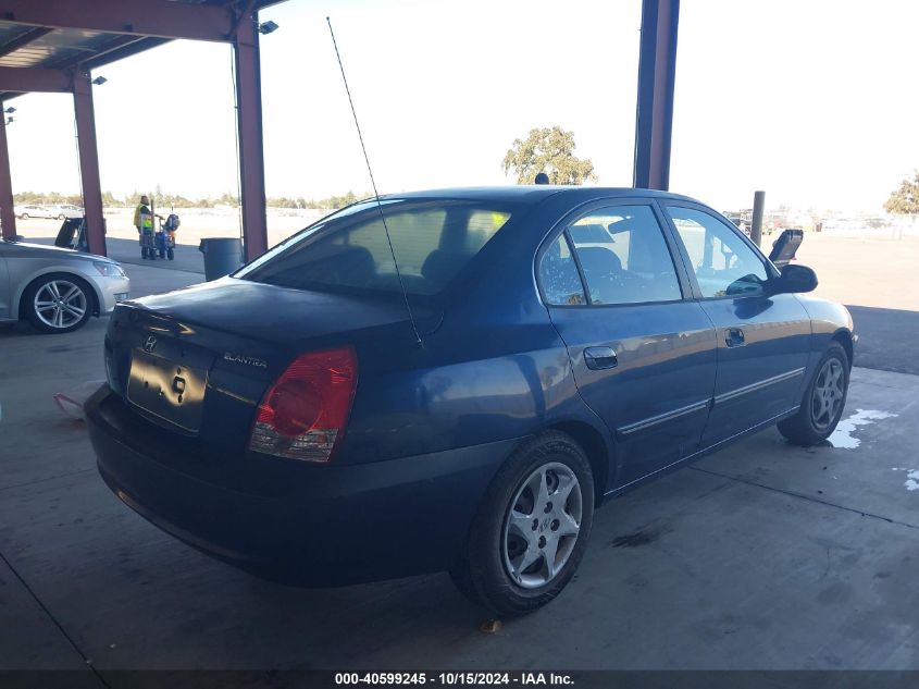 2005 Hyundai Elantra Gls/Gt VIN: KMHDN46D35U023322 Lot: 40599245