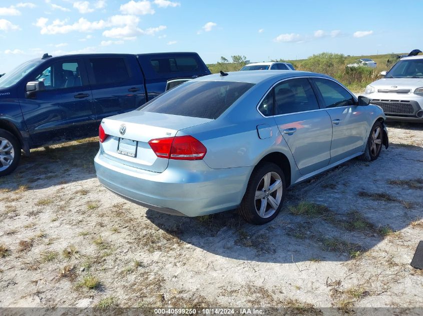 2012 Volkswagen Passat 2.5L Se VIN: 1VWBH7A34CC036986 Lot: 40599250