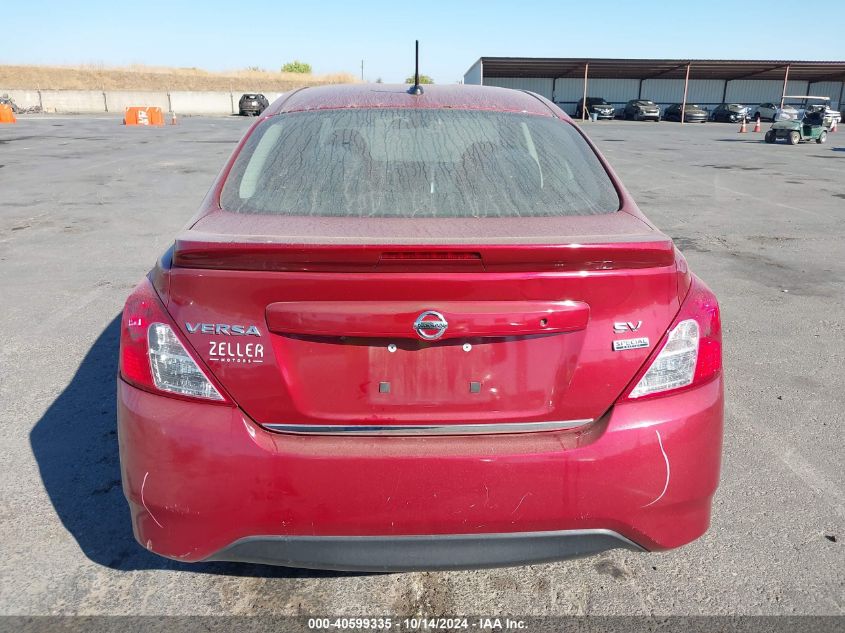 2019 Nissan Versa 1.6 Sv VIN: 3N1CN7AP6KL821714 Lot: 40599335