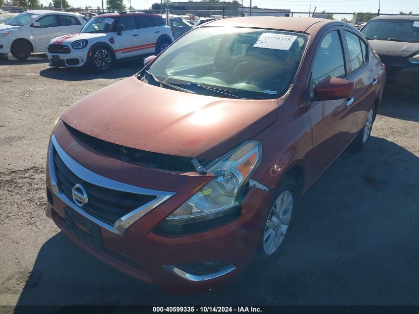 2019 Nissan Versa 1.6 Sv VIN: 3N1CN7AP6KL821714 Lot: 40599335