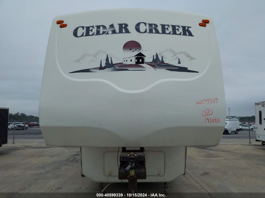 2006 Forest River Cedar Creek 37Rdqs VIN: 4X4FCRN296P193033 Lot: 40599339