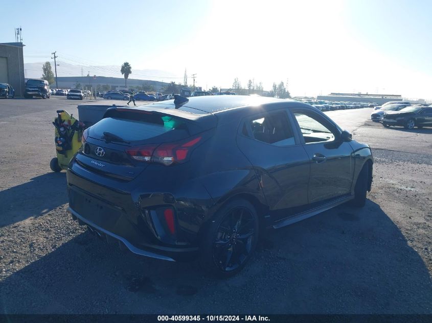 2019 Hyundai Veloster Turbo R-Spec VIN: KMHTH6AB3KU010957 Lot: 40599345