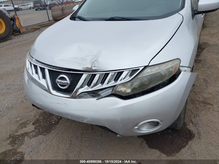 2009 Nissan Murano Sl VIN: JN8AZ18U49W020564 Lot: 40599356