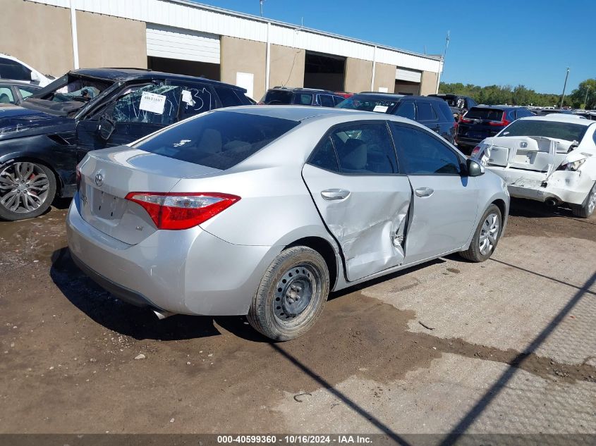 2014 Toyota Corolla Le VIN: 2T1BURHE2EC057766 Lot: 40599360