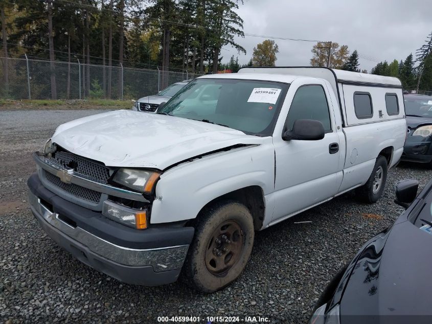 2004 Chevrolet Silverado 1500 Work Truck VIN: 1GCEC14VX4Z244359 Lot: 40599401