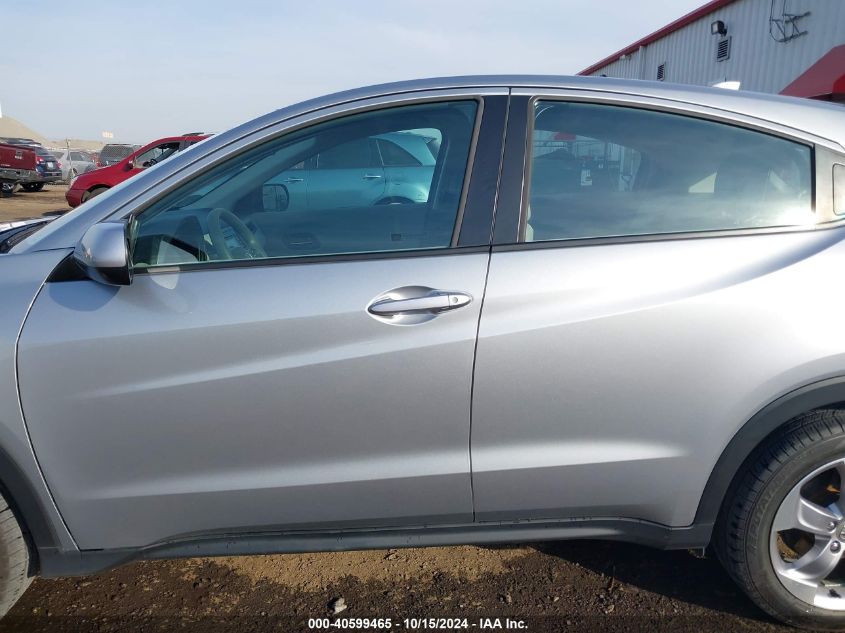 2018 Honda Hr-V Lx VIN: 3CZRU6H37JG713837 Lot: 40599465