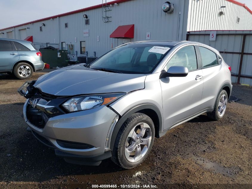 2018 Honda Hr-V Lx VIN: 3CZRU6H37JG713837 Lot: 40599465