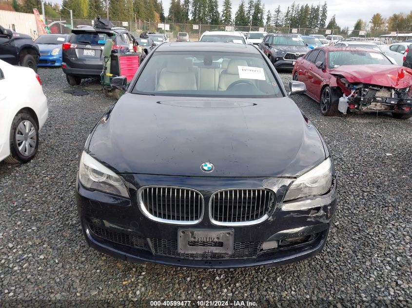 2011 BMW 740I VIN: WBAKA4C52BC392093 Lot: 40599477