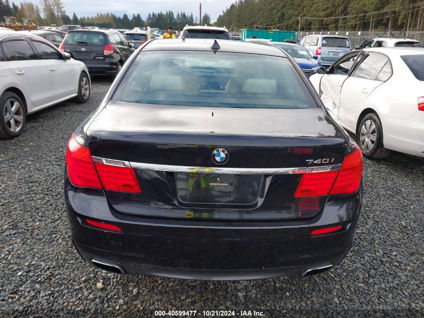 2011 BMW 740I VIN: WBAKA4C52BC392093 Lot: 40599477