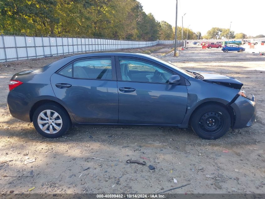 2016 Toyota Corolla Le VIN: 2T1BURHE6GC528546 Lot: 40599482