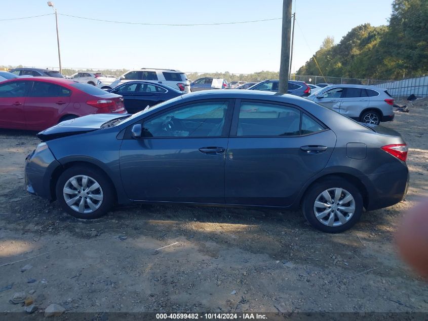 2016 Toyota Corolla Le VIN: 2T1BURHE6GC528546 Lot: 40599482