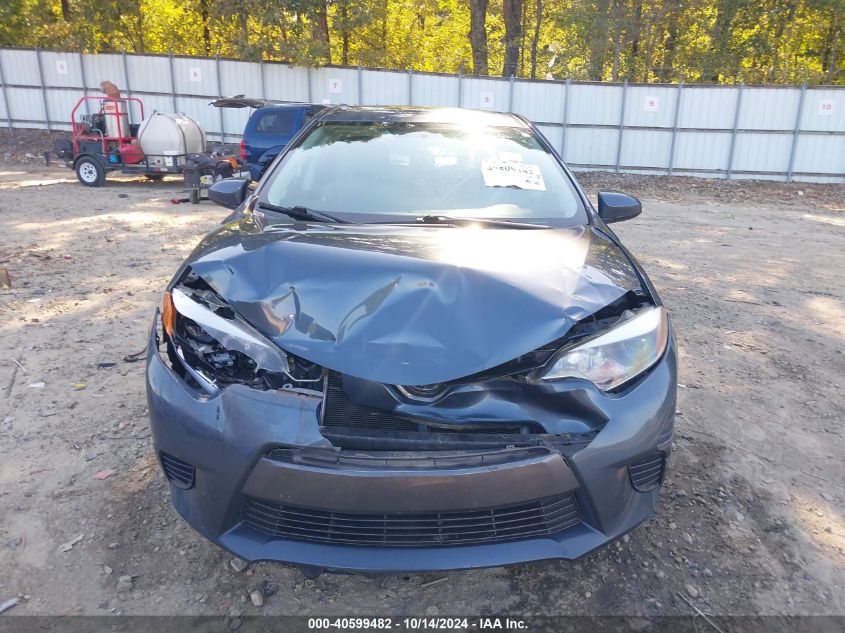 2016 Toyota Corolla Le VIN: 2T1BURHE6GC528546 Lot: 40599482