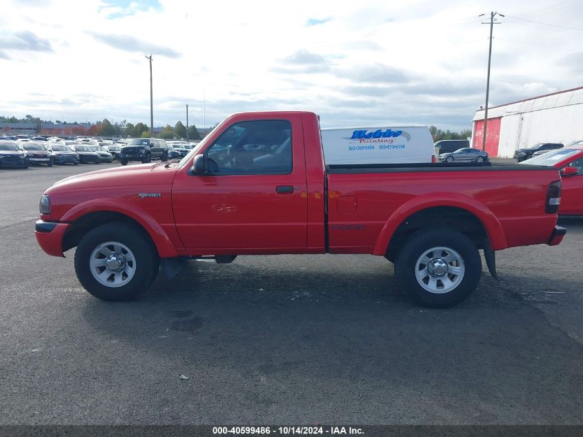 2001 Ford Ranger Edge/Xl/Xlt VIN: 1FTYR10U91TB00745 Lot: 40599486