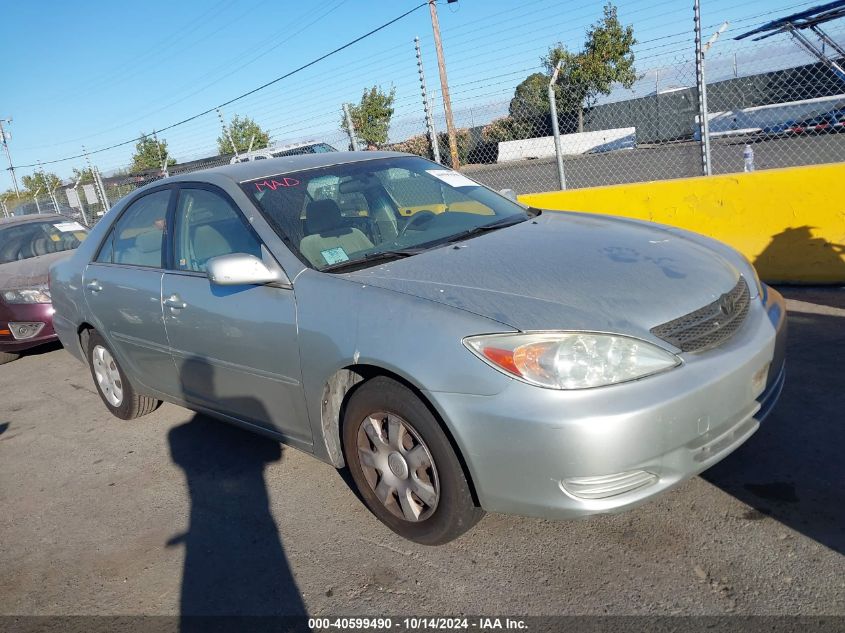 2003 Toyota Camry Le VIN: JTDBE32K830167284 Lot: 40599490