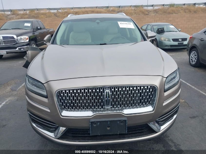 2019 Lincoln Nautilus Select VIN: 2LMPJ6K93KBL23695 Lot: 40599502