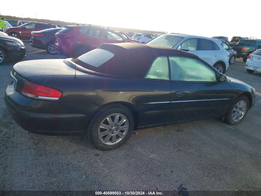 2006 Chrysler Sebring Limited VIN: 1C3EL65R46N107835 Lot: 40599503