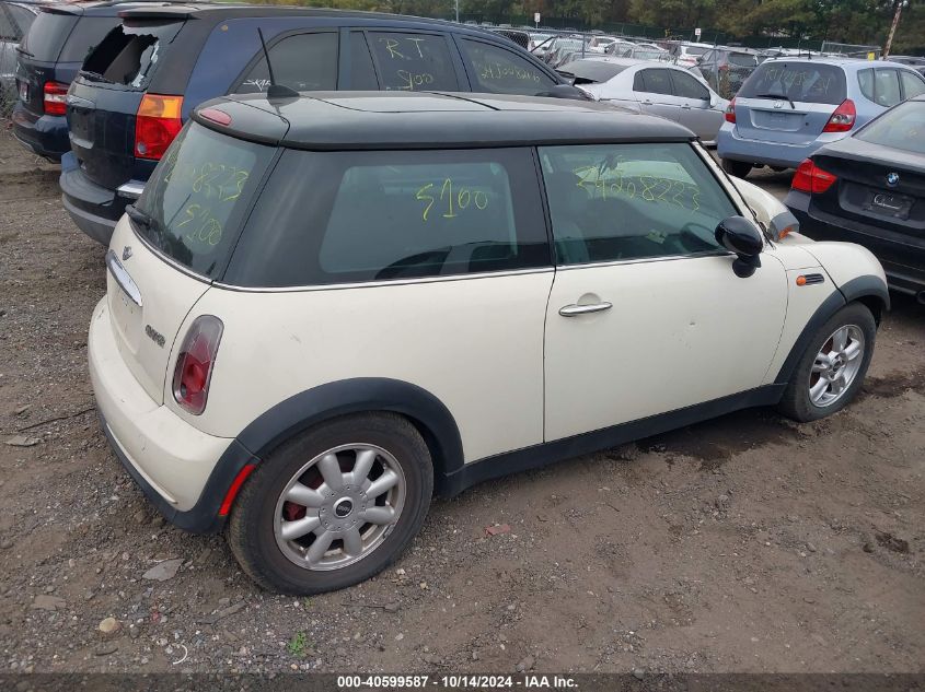 2006 Mini Cooper VIN: WMWRC335X6TK63897 Lot: 40599587