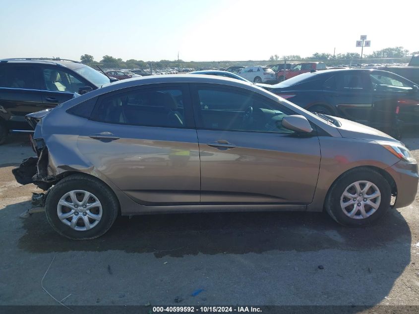 2013 Hyundai Accent Gls VIN: KMHCT4AEXDU550287 Lot: 40599592