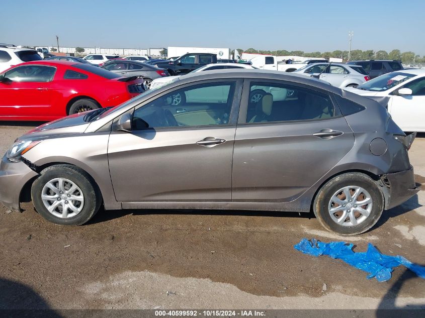 2013 Hyundai Accent Gls VIN: KMHCT4AEXDU550287 Lot: 40599592