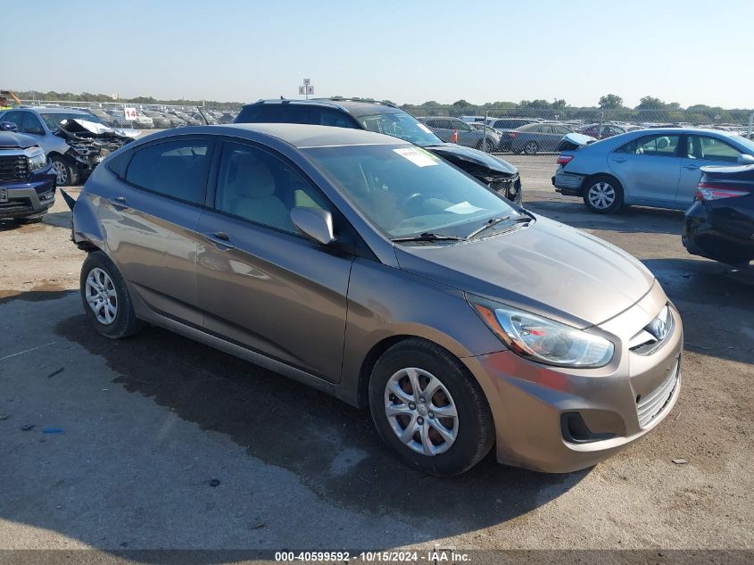 2013 Hyundai Accent Gls VIN: KMHCT4AEXDU550287 Lot: 40599592