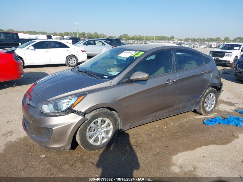 2013 Hyundai Accent Gls VIN: KMHCT4AEXDU550287 Lot: 40599592